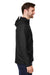 Devon & Jones DG720 Mens New Classics Prescott Full Zip Hooded Rain Jacket Black Side