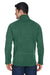 Devon & Jones DG792 Mens Bristol Sweater Fleece 1/4 Zip Sweatshirt Forest Green Back