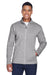 Devon & Jones DG793 Mens Bristol Full Zip Sweater Fleece Jacket Grey Front