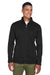 Devon & Jones DG793 Mens Bristol Full Zip Sweater Fleece Jacket Black Front