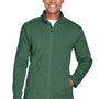 Devon & Jones Mens Bristol Pill Resistant Sweater Fleece Full Zip Jacket - Heather Forest Green