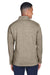 Devon & Jones DG793 Mens Bristol Full Zip Sweater Fleece Jacket Khaki Brown Back
