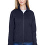 Devon & Jones Womens Bristol Pill Resistant Sweater Fleece Full Zip Jacket - Navy Blue