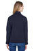 Devon & Jones DG793W Womens Bristol Full Zip Sweater Fleece Jacket Navy Blue Back