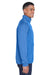 Devon & Jones DG796 Mens Newbury Fleece Full Zip Sweatshirt French Blue Side