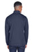 Devon & Jones DG796 Mens Newbury Fleece Full Zip Sweatshirt Navy Blue Back