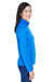 Devon & Jones DG796W Womens Newbury Fleece Full Zip Sweatshirt French Blue Side
