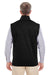 Devon & Jones DG797 Mens Newbury Full Zip Fleece Vest Black Back