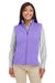 Devon & Jones DG797W Womens Newbury Full Zip Fleece Vest Purple Front