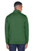 Devon & Jones DG798 Mens Newbury Fleece 1/4 Zip Sweatshirt Forest Green Back