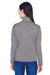 Devon & Jones DG798W Womens Newbury Fleece 1/4 Zip Sweatshirt Dark Grey Back