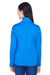 Devon & Jones DG798W Womens Newbury Fleece 1/4 Zip Sweatshirt French Blue Back