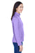 Devon & Jones DG798W Womens Newbury Fleece 1/4 Zip Sweatshirt Purple Side