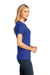 District DM104L Womens Perfect Weight Short Sleeve Crewneck T-Shirt Royal Blue Side