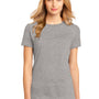 District Womens Perfect Weight Short Sleeve Crewneck T-Shirt - Heather Steel Grey