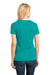 District DM104L Womens Perfect Weight Short Sleeve Crewneck T-Shirt Jade Green Back