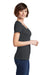 District DM106L Womens Perfect Weight Short Sleeve Scoop Neck T-Shirt Charcoal Grey Side