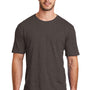 District Mens Perfect Blend Short Sleeve Crewneck T-Shirt - Heather Brown
