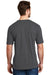 District DM108 Mens Perfect Blend Short Sleeve Crewneck T-Shirt Heather Charcoal Grey Back