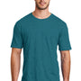 District Mens Perfect Blend Short Sleeve Crewneck T-Shirt - Heather Teal Green