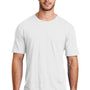 District Mens Perfect Blend Short Sleeve Crewneck T-Shirt - White