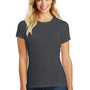 District Womens Perfect Blend Short Sleeve Crewneck T-Shirt - Heather Charcoal Grey