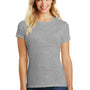 District Womens Perfect Blend Short Sleeve Crewneck T-Shirt - Heather Light Grey