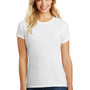District Womens Perfect Blend Short Sleeve Crewneck T-Shirt - White