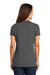 District DM1170L Womens Perfect Weight Short Sleeve V-Neck T-Shirt Charcoal Grey Back