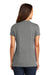 District DM1170L Womens Perfect Weight Short Sleeve V-Neck T-Shirt Heather Nickel Grey Back