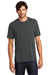 District DM130 Mens Perfect Tri Short Sleeve Crewneck T-Shirt Black Frost Front