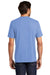 District DM130 Mens Perfect Tri Short Sleeve Crewneck T-Shirt Maritime Blue Frost Back