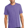 District Mens Perfect Tri Short Sleeve Crewneck T-Shirt - Purple Frost