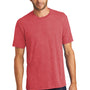 District Mens Perfect Tri Short Sleeve Crewneck T-Shirt - Red Frost