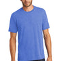 District Mens Perfect Tri Short Sleeve Crewneck T-Shirt - Royal Blue Frost