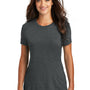 District Womens Perfect Tri Short Sleeve Crewneck T-Shirt - Black Frost
