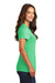 District DM130L Womens Perfect Tri Short Sleeve Crewneck T-Shirt Green Frost Side