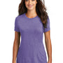 District Womens Perfect Tri Short Sleeve Crewneck T-Shirt - Purple Frost