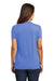 District DM130L Womens Perfect Tri Short Sleeve Crewneck T-Shirt Royal Blue Frost Back