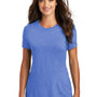 District Womens Perfect Tri Short Sleeve Crewneck T-Shirt - Royal Blue Frost