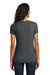 District DM1350L Womens Perfect Tri Short Sleeve V-Neck T-Shirt Black Frost Back