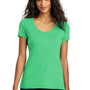 District Womens Perfect Tri Short Sleeve V-Neck T-Shirt - Green Frost