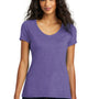 District Womens Perfect Tri Short Sleeve V-Neck T-Shirt - Purple Frost