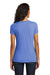 District DM1350L Womens Perfect Tri Short Sleeve V-Neck T-Shirt Royal Blue Frost Back