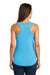District DM138L Womens Perfect Tri Tank Top Turquoise Blue Frost Back