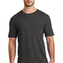 District Mens Super Slub Short Sleeve Crewneck T-Shirt - Charcoal Grey - Closeout