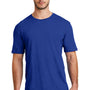 District Mens Super Slub Short Sleeve Crewneck T-Shirt - Deep Royal Blue - Closeout