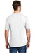 District DM3000 Mens Super Slub Short Sleeve Crewneck T-Shirt White Back