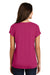 District DM412 Womens Drapey Dolman Short Sleeve Scoop Neck T-Shirt Azalea Pink Back