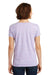 District DM465 Womens Cosmic Short Sleeve V-Neck T-Shirt White/Pink Back